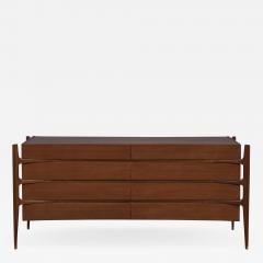 William Hinn William Hinn for Urban Furniture Sculptural Walnut Eight Drawer Dresser - 1181505