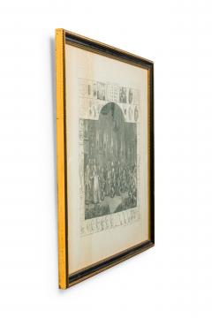 William Hogarth English Georgian Framed Print of Analysis of Beauty Plate II  - 4517267