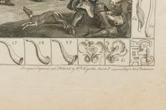 William Hogarth English Georgian Framed Print of Analysis of Beauty Plate II  - 4517271