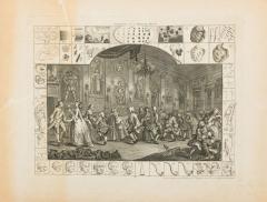 William Hogarth English Georgian Framed Print of Analysis of Beauty Plate II  - 4539016