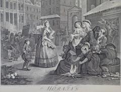 William Hogarth William Hogarths Four Times of the Day Series of Four Framed Engravings - 2788286