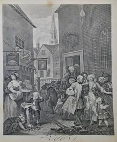 William Hogarth William Hogarths Four Times of the Day Series of Four Framed Engravings - 2788308