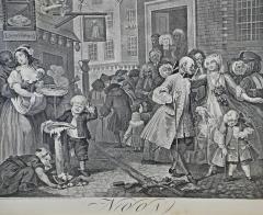 William Hogarth William Hogarths Four Times of the Day Series of Four Framed Engravings - 2788309