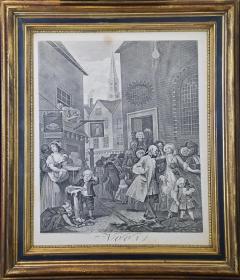 William Hogarth William Hogarths Four Times of the Day Series of Four Framed Engravings - 2788323