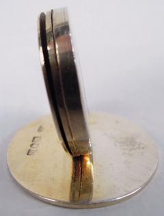 William Hornby English Edwardian Silver Gilt Lucky Charm Place Card Holders 1905 - 4424449