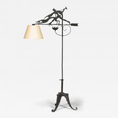William Hunt Diederich Hunter and Dog Floor Lamp - 4217332