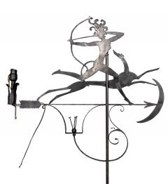 William Hunt Diederich Pair of Wrought Iron Floor Lamps By William Hunt Diederich - 4474431