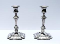William Hutton A Pair of Silver George II Style Candlesticks - 1009824