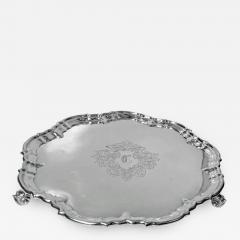 William Hutton Antique Silver Salver London 1892 Edward Hutton William Hutton and Sons - 1056246