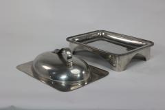 William Hutton William Hutton Arts Crafts Pewter Muffin Dish with a Ruskin Jewel to the Lid - 4188598