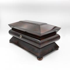 William IV Accordion Shaped Rosewood Box - 4420874