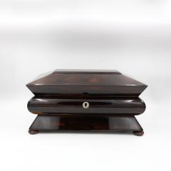 William IV Accordion Shaped Rosewood Box - 4420880