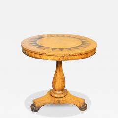 William IV Burr Elm And Ebony Center Table - 4336840