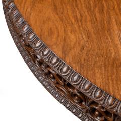 William IV Colonial padouk five foot round table - 1323125