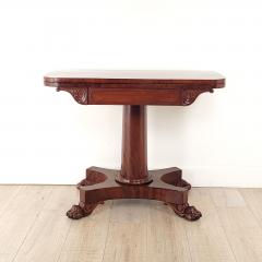 William IV English Mahogany Pedestal Table circa 1830 - 3329722
