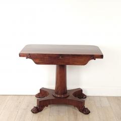 William IV English Mahogany Pedestal Table circa 1830 - 3329726