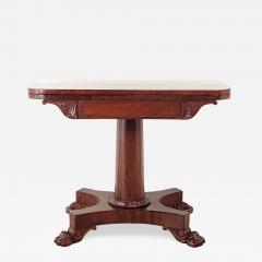 William IV English Mahogany Pedestal Table circa 1830 - 3333416