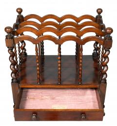 William IV Mahogany Canterbury With Makers Label - 4757672