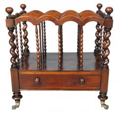 William IV Mahogany Canterbury With Makers Label - 4757677