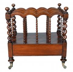 William IV Mahogany Canterbury With Makers Label - 4757684