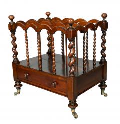 William IV Mahogany Canterbury With Makers Label - 4757691