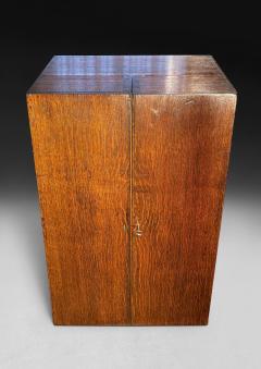 William IV Oak Folding Campaign Bookcase - 4493432