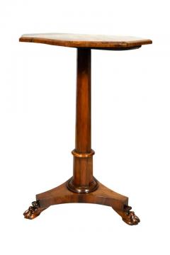 William IV Rosewood Game Top Candle Stand - 4144788