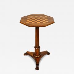 William IV Rosewood Game Top Candle Stand - 4214026