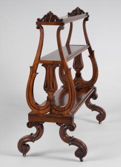 William IV Rosewood Tiered Bookstand - 1898121