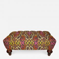 William IV Style Large Ottoman in New ANICHINI Pema Upholstery - 2110035