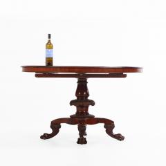 William IV Victorian Mahogany Pedestal Dining Table 19th C  - 4597552