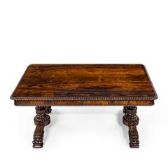 William IV rosewood partners library table by Gillows - 1397847