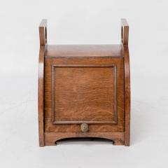 William James Neatby W J Neatby attri An Arts Crafts oak coal box with stylized carrying handles - 4188780
