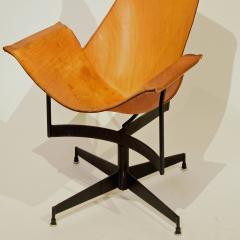 William Katavalos Leather Sling Chair by William Katavolos - 3457804