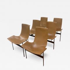 William Katavalos Set of 6 Katavolos T Chairs for Laverne Int  - 4121255
