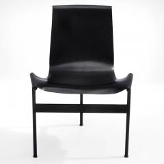 William Katavolos A Set of Six Black T Chairs for Laverne International - 611843