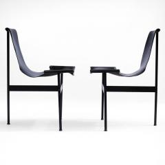 William Katavolos A Set of Six Black T Chairs for Laverne International - 611851