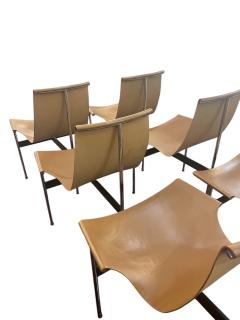 William Katavolos Set of 6 Katavolos T Chairs for Laverne Int  - 4347898