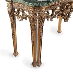 William Kent A pair of late Victorian marble and giltwood console tables - 3978389