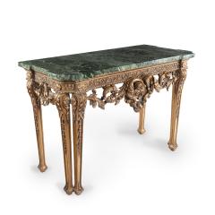 William Kent A pair of late Victorian marble and giltwood console tables - 3978392