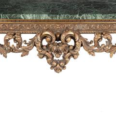 William Kent A pair of late Victorian marble and giltwood console tables - 3978394