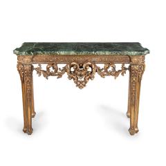 William Kent A pair of late Victorian marble and giltwood console tables - 3978395