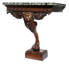 William Kent Fabulous Pair of Georgian Period Carved Mahogany Console Side Tables - 1169938