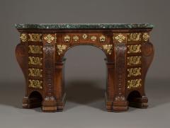 William Kent The Bute Kneehole Table Mahogany and gilt brass mounted kneehole side table - 4751221