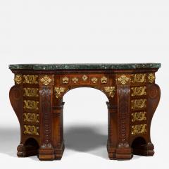 William Kent The Bute Kneehole Table Mahogany and gilt brass mounted kneehole side table - 4751228