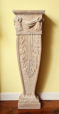 William Kent William Kent Period Carved Pine Pedestal - 3937334