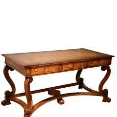 William Mary Style Walnut Writing Library Table - 2322378