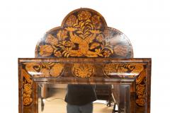 William Mary Walnut And Marquetry Mirror - 4474330