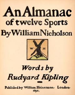 William Nicholson An Almanac of Twelve Sports by William NICHOLSON - 3734575