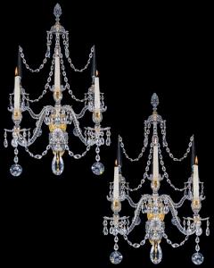 William Parker A FINE PAIR OF GEORGE III WALL LIGHTS BY WILLIAM PARKER - 3787937